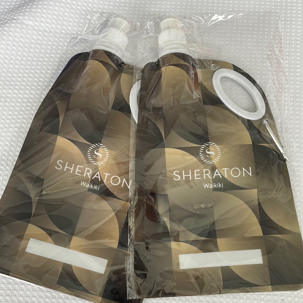 Sheraton Waikiki -Set of Brand New Reusable Water Bottles